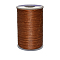 Waxed Polyester Cord, 6-Ply, Sienna, 0.55mm, about 38.27 yards(35m)/roll