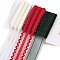 9 Yards 3 Styles Christmas Theme Polyester & Polycotton Ribbons Sets, for Bowknot Making, Gift Wrapping, Mixed Color, 7/8~1 inch(23~26mm), 3 yards/style