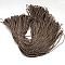 Polyester & Spandex Cord Ropes, 1 Inner Core, with Patterns, for Shoe Lace Cord Making, Camel, 2mm, about 109.36 yards(100m)/bundle