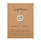 Alloy Constellation Pendant Necklaces, Platinum, Sagittarius, 17.13 inch(43.5cm)