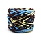 Soft Crocheting Polyester Yarn, Thick Knitting Yarn for Scarf, Bag, Cushion Making, Segment Dyed, Colorful, 7mm