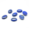 Natural Blue Spot Jasper Cabochons, Oval, 25x18x7mm