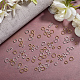 100Pcs Brass Split Rings&nbsp;FIND-HY0005-04A-4