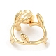 Brass Open Cuff Rings&nbsp;RJEW-K254-04G-3
