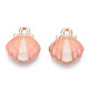 Zinc Alloy Enamel Charms&nbsp;PALLOY-I124-02G-E-2