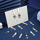 20Pcs Brass Tie Clips&nbsp;KK-SC0007-10P-4