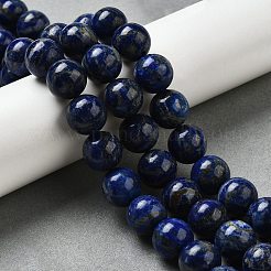Natural Lapis Lazuli Bead Strands&nbsp;G-G953-01-12mm