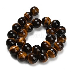 Natural Tiger Eye Beads Strands&nbsp;G-F173-12-16mm