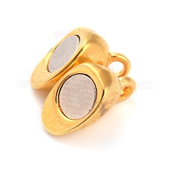 Alloy Magnetic Clasps with Loops&nbsp;PALLOY-P223-B01-G