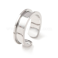 304 Stainless Steel Cuff Open Rings&nbsp;SA-CBACA70-01A-P