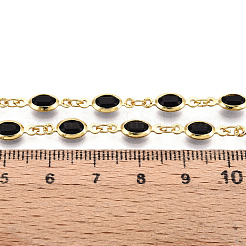 Brass Oval Link Chains&nbsp;CHC-N023-04D-G