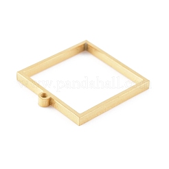 Ion Plating(IP) 304 Stainless Steel Open Back Bezel Pendants&nbsp;STAS-K208-02G