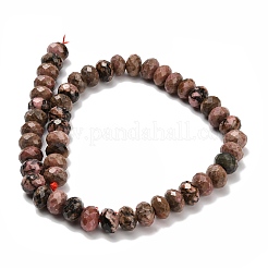Natural Rhodonite Beads Strands&nbsp;G-C259-A09-8x12mm