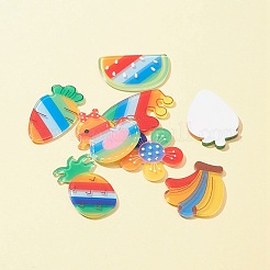 16Pcs 8 Style Acrylic Cabochons&nbsp;MACR-FS0001-46