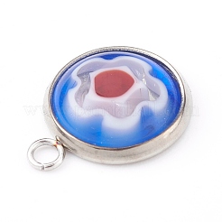 Handmade Millefiori Glass Pendants&nbsp;PALLOY-JF00625