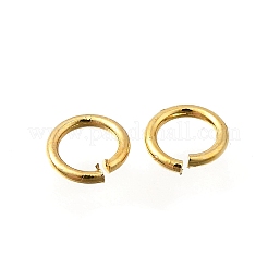 Brass Open Jump Rings&nbsp;KK-B147-03B-G