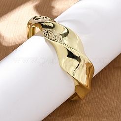 Brass Cuff Bangles for Women&nbsp;BJEW-Q060-03G
