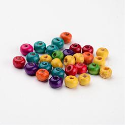 Lead Free Natural Wood Round Beads&nbsp;X-TB092MY