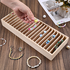 20-Slot Head Band Adjustable Dividers Boxes&nbsp;ODIS-WH0099-257