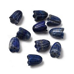 天然石ラピスラズリビーズ  花  15x12mm  穴：1.6mm&nbsp;G-A222-03I