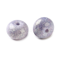 Baking Paint Opaque Glass Beads&nbsp;GL-CBAF5F7-01F