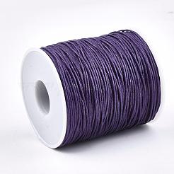 木綿糸ワックスコード  紫色のメディア  1mm  約100ヤード/ロール（300フィート/ロール）&nbsp;YC-R003-1.0mm-192