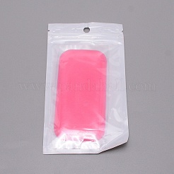 シリコンまつげエクステパッド  まつげツールの接ぎ木  長方形  ショッキングピンク  11x5.5x0.5cm&nbsp;LS-MRMJ-WH0073-51A