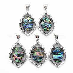 Rack Plating Alloy Pendants&nbsp;PALLOY-Q438-002C-RS