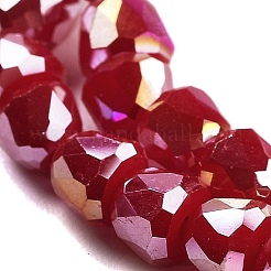 Electroplate Glass Beads Strands&nbsp;EGLA-D030-P4mm-B03