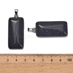 Synthetic Blue Goldstone Pendants&nbsp;GG-CBAA0EE-01P-04