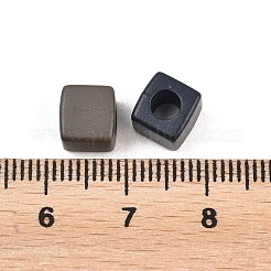 焼付塗装アクリルビーズ  ミックスカラー  キューブ  7x7x7mm  穴：3.6mm  約20個/セット&nbsp;FIND-B065-04C