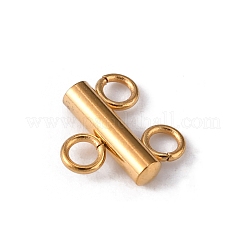 201 ステンレス シャンデリア コンポーネント リンク  ゴールドカラー  9x10x2.5mm  穴：2mm&nbsp;STAS-WH0043-06A-G-1
