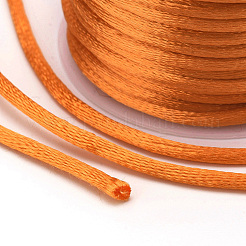 Nylon Satin Rattail Cords&nbsp;NWIR-L006-1mm-13
