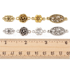 48Pcs 8 Style Tibetan Style Alloy  Connector Charms&nbsp;FIND-FS0001-69