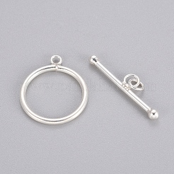 925スターリングシルバーマンテル  リング  銀  23x6x2.5mm  穴：1.6mm  16x1.3mm&nbsp;STER-L057-001S