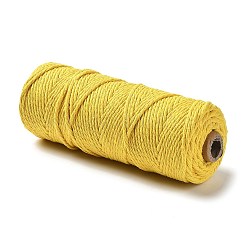 コットン糸  DIYの工芸品について  ギフトラッピングとジュエリー作り  オレンジ  3mm  約109.36ヤード（100m）/ロール&nbsp;OCOR-F014-01O