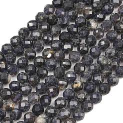 Natural Iolite Beads Strands&nbsp;G-RM250101-E7