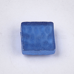 樹脂カボション  正方形  ミックスカラー  12x12x4mm&nbsp;RESI-T031-13