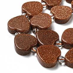 Synthetic Goldstone Beads Strands&nbsp;G-G072-D04-01