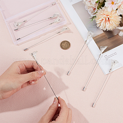 8Pcs Brass Brooches&nbsp;JEWB-BC00012