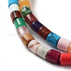 Natural & Synthetic Mixed Gemstone Beads Strands&nbsp;G-K358-A01-01
