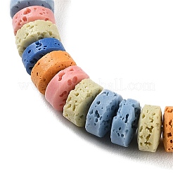 Synthetic Lava Rock Dyed Beads Strands&nbsp;G-H311-09-09