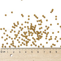 MIYUKIラウンドロカイユビーズ  日本製シードビーズ  （rr4460)デュラコート染め不透明トースト  8/0  3mm  穴：1mm  約422~455PCS /ボトル  10 G /ボトル&nbsp;SEED-JP0009-RR4460