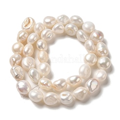 Natural Baroque Pearl Keshi Pearl Beads Strands&nbsp;PEAR-K004-33