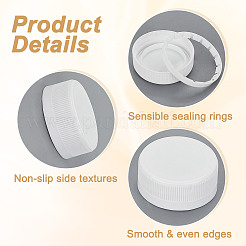Plastic Bottle Cap&nbsp;SIL-WH0045-61A
