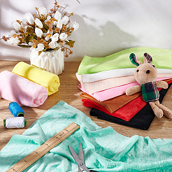 10 Colors Polyester Velvet Cloths Fabric&nbsp;FIND-WH0152-615