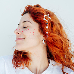 2Pcs 2 Styles Star Iron & Plastic Snap Hair Clips&nbsp;PHAR-CP0001-29