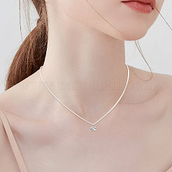 3Pcs 925 Sterling Silver Bowknot Charms&nbsp;STER-BBC0008-41