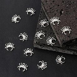 ハロウィンスパイダージュエリーccbプラスチックチャーム  ニッケル  18x17x3mm&nbsp;X-CCB-H833