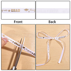 6Rolls 6 Styles Graduation Season Polyester Ribbon&nbsp;OCOR-PH0036-80